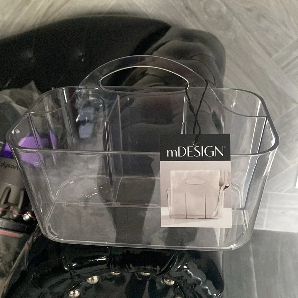 NWT mDesign Clear Storage Caddy